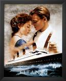 Titanic Movie Leonardo DiCaprio Kate Winslet Poster Print