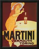 Martini Vermouth Torino Vintage Ad Art Print Poster