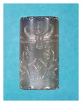Achaemenid Cylinder Seal, Persian Dynasty, 7th Century Bc
