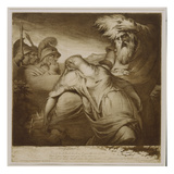 King Lear and Cordelia, 1776 (Etching and Aquatint with India Ink)