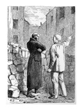 Jean Valjean Gets His Revenge, Illustration from 'Les Miserables' by Victor Hugo (1802-85)