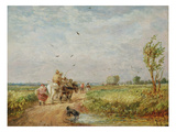Going to the Hayfield, 1853 (Oil on Millboard)