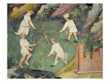 Haymaking in the Month of June, Detail (Fresco)