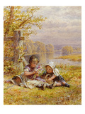 A Posy for Mother, 1867 (W/C on Paper)