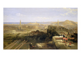 Edinburgh from the Castle, 1847 (Oil on Canvas)