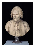 Bust of Jean Jacques Rousseau (1712-78) (Terracotta)