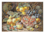 Still Life of Apples, Grapes, Raspberries, Gooseberries and Peach