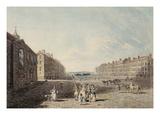 Queen Square, London, 1786 (W/C and Pen and Ink over Graphite on Wove Paper)