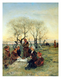 Funeral Repast at the Grave, 1884 (Oil on Canvas)
