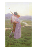 A Tender Moment (W/C on Paper)