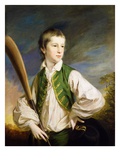 Charles Collyer as a Boy, with a Cricket Bat, 1766 (Oil on Canvas)