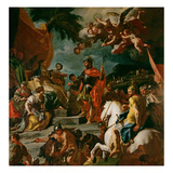 Barak and Deborah (Oil on Canvas) (Detail of 67670)
