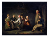 Ring O'Roses, C.1850 (Oil on Panel)