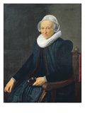 Portrait of an Old Woman, 1624 (Oil on Canvas)