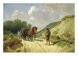Two Types of Harness, C.1855 (Oil on Canvas)
