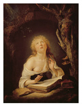 The Holy Virgin (Oil on Oak Panel)