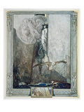 Illustration from Dante's 'Divine Comedy', Inferno, Canto Ix. 28, 1921 (W/C on Paper)