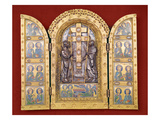 Reliquary (Copper Gilt with Champleve Enamel)