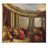 Concert in a Circular Gallery, C.1718-19 (Oil on Canvas)