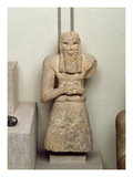 Statue of Ginak, Prince of Edin, from Iraq, 2800-2300 BC (Stone)