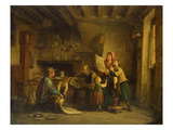 The Art Dealer (Oil on Panel)