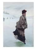 The Skater (Oil on Canvas)