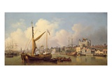 The Thames and the Tower of London Supposedly on the King's Birthday, 1771 (Oil on Canvas)