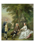 Jonathan Tyers (D.1767) and His Daughter, Elizabeth, and Her Husband, John Wood, C.1750-52