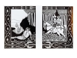 How King Mark and Sir Dinadan Heard Sir Palomides, Illustration from 'Le Morte D'Arthur' Giclée-Druck
