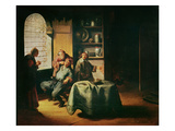 The Operation (Oil on Panel)