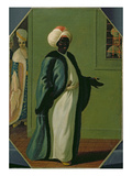 Kisler Aga, Chief of the Black Eunuchs and First Keeper of the Serraglio (Oil on Canvas)