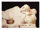 Detail of the Sarcophagus of Velthur Partunus, 8th-1st Century BC (Terracotta)