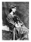 Jane Morris, Posed by Dante Gabriel Rossetti, 1865 (Albumen Print)