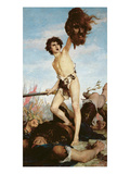 David Victorious over Goliath, 1876 (Oil on Canvas)