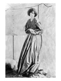 Jane Morris, Posed by Dante Gabriel Rossetti, 1865 (Albumen Print)