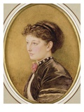 Kate Collins (Nee Dickens) 1865 (W/C on Paper)
