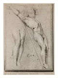 Christ on the Cross, C.1685 (Pierre Noire and White Chalk Highlights on Beige Paper)
