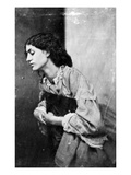 Jane Morris, Posed by Dante Gabriel Rossetti, 1865 (Albumen Print)
