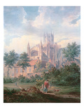 Ely Cathedral from the South East (Detail)