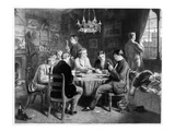 The Road to Ruin: College, Engraved by Leopold Flameng (1831-1911) Pub. by the Art Union of London