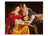 Judith with the Head of Holofernes (Oil on Canvas)