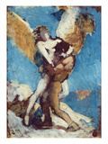 Jacob Wrestling with the Angel, C.1876 (Oil on Canvas)