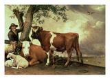 The Young Bull (Oil on Canvas)