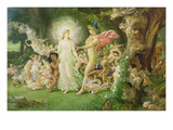 Study for the Quarrel of Oberon and Titania, C.1849 (See also 68757)