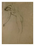 Study for 'Clyties of the Mist' (Chalk on Paper)