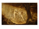 Study for the Quarrel of Oberon and Titania, C.1849 (W/C) (See also 68757)