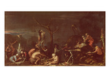 Scene of Witches (Oil on Canvas)