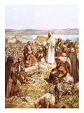Christ Preaching to This Disciples and Others