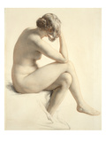 Life Study (Pastel and Pencil on Paper)