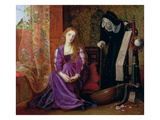 The Pained Heart', or 'sigh No More, Ladies', 1868 (Oil on Canvas)